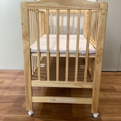 ベビーベッド　洗えるクーファン付き【町田市再生家具】251676の画像
