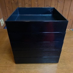 松花堂 弁当箱4個セット 五段重箱蓋無し 新品未使用の画像