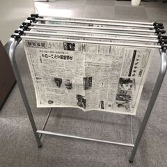 簡単にはさめる 新聞掛け 新聞バサミ6本付属 HS-YS-N6の画像