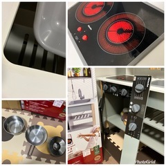 Miele キッチンセット 木製　ミーレ　おままごとキッチンの画像