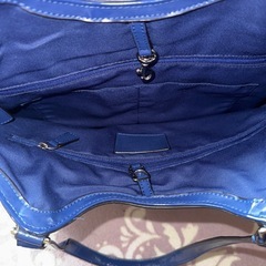 COACH☆ブルー系☆ロゴバッグ☆の画像