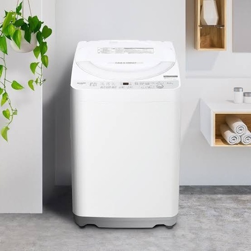 2025年モデル　シャープ【穴なし槽シリーズ】全自動洗濯機 ES-GE6J
