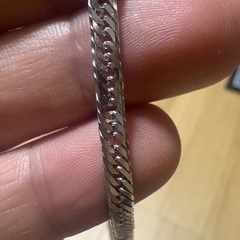 18.2g 喜平 K18 WG ８面トリプル　の画像