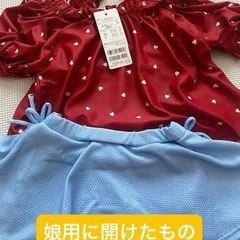 未使用　プティマイン　水着　110cmの画像