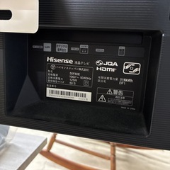 昇降台つきテレビ ハイセンス2019年製の画像
