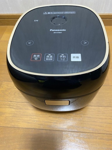 2018年製?パナソニック 炊飯器 3.5合 IH式 ブラック SR-KT067-K(0903c)