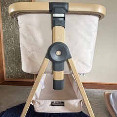 HZDMJ 2024年型ベビーベッド ベージュ(カーキ)