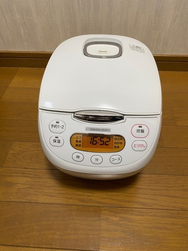 2021年製?ヤマダ YAMADASELECT 炊飯器YECM10G1 5合炊き マイコン式(0903c)