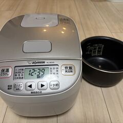【中古】炊飯器3合炊き（象印マイコン炊飯ジャー極め炊きNL-BD005）の画像