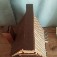 手作り木の家貯金箱…の画像