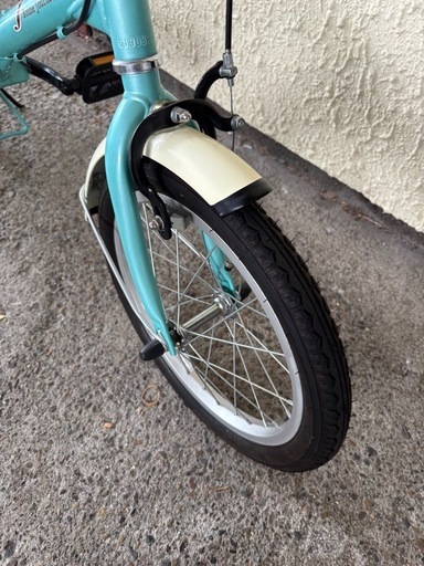 取引中【美品】折り畳み自転車　ほぼ未使用