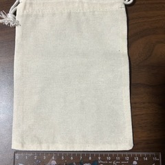 無地　巾着　5セット　　　の画像