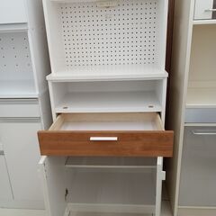 ★リユースのサカイ日立店★HJ7711 株式会社ガルト 食器棚 ホワイト H160×D40×W70 クリーニング済み の画像