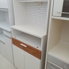★リユースのサカイ日立店★HJ7711 株式会社ガルト 食器棚 ホワイト H160×D40×W70 クリーニング済み の画像