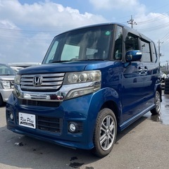 総額39.8万円 ホンダ N-BOX＋ カスタムGL 車検7年12月 4万キロ台 4WD 左右パワスラ ナビ フルセグ Bluetoothオーディオ ETC バックカメラの画像