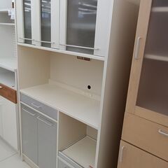 ★リユースのサカイ日立店★HJ7712  レンジボード オフホワイト H177×D39.5×W99 クリーニング済み の画像