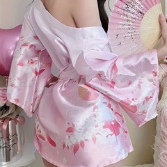 13日迄❣️コスプレ❣️淡いピンク色💕着物の画像