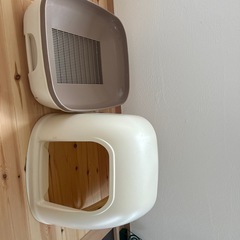 猫用　ユニ・チャーム　デオトイレ　カバー付きの画像