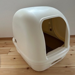 猫用　ユニ・チャーム　デオトイレ　カバー付きの画像