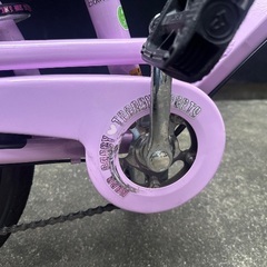 子供用自転車　22型　ピンクパープル　2021年9月購入の画像