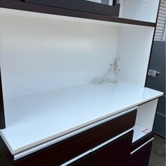 ニトリ 食器棚 レンジボード キッチンボード レジューム 幅120の画像