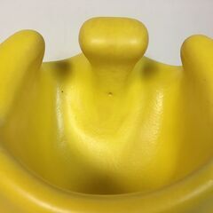 A3709　BUMBO　バンボ　ベビーチェア　イエロー　ベビーソファー　ベビー用品の画像
