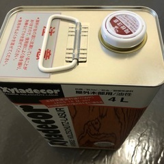 キシラデコール新品4ℓブルーグレイの画像