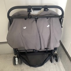 joie ２人乗りベビーカー  双子ベビーカー　レインカバー付きの画像