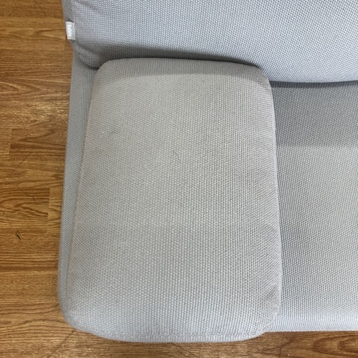 3人掛けソファー　Koala ヨゴレ有り　ファブリック　程度B CHILLAX グレー【取りに来れる方限定】
