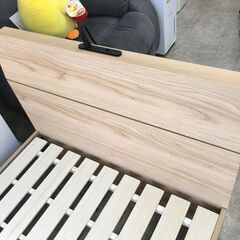 シングルベッド　フレームのみ　コンセント・USBジャック付きの画像