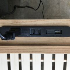 シングルベッド　フレームのみ　コンセント・USBジャック付きの画像