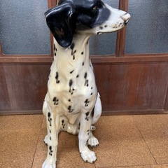 犬 ダルメシアン？ 置物 高さ約74cmの画像