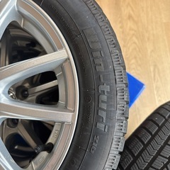 2024年製造　中古冬タイヤ＆アルミホイールセット　155/65r14 軽四全般サイズ　の画像
