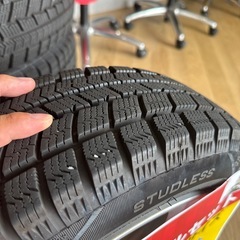 2024年製造　中古冬タイヤ＆アルミホイールセット　155/65r14 軽四全般サイズ　の画像