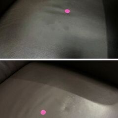 IDC大塚 ヒモラ ソファ ベルク 1人掛け 2脚セット 本革 セミアニリン染め ダークブラウン ドイツ リビング 中古家具 店頭引取歓迎 R10054の画像