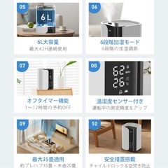 超音波加湿器の画像