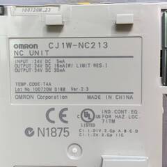 Z2 オムロン 位置制御ユニット CJ1W-NC213 Ver.2.3 40907M12の画像