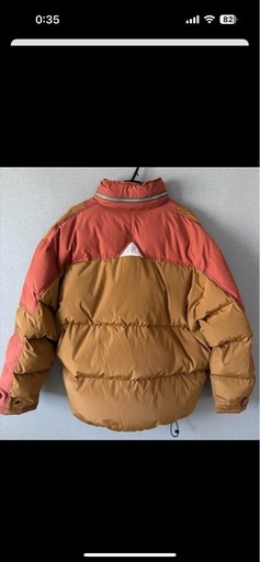Diesel ダウンジャケット XL ブラウン/オレンジ(美品)