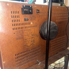 ブラウン管テレビ　木製　昭和55年の画像