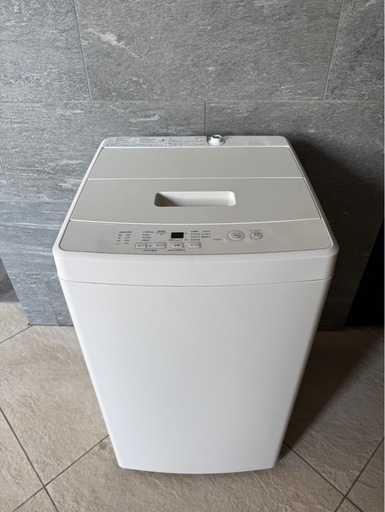 無印　全自動電気洗濯機 MJ-W50A 2021年製　縦型洗濯機