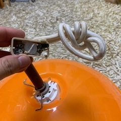 レトロ　オレンジ　照明の画像