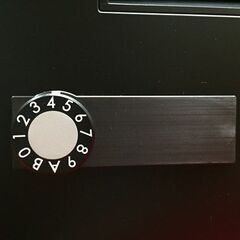 【リサイクルストアスターズ吉野店】【保管品】ナスタ 屋内タイプポスト ダイヤル鍵 KS‐MB508S ブラックの画像