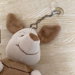 Disney ★ くまのプーさん　ピグレット　ブラウン　ぬいぐるみ　希少の画像