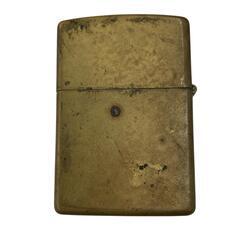 170590 現状品 ZIPPO ジッポ オイルライター SOLID BRASS ソリッドブラス [1000021837257]の画像