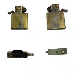 170590 現状品 ZIPPO ジッポ オイルライター SOLID BRASS ソリッドブラス [1000021837257]の画像