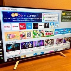 TOSHIBA 49インチ REGZA ‼️タイムシフト対応機種‼️YouTube、Netflix、 Amazonビデオ見れます‼️の画像