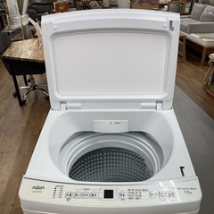 R369 ☀️ ジモティー限定特別価格！ 2023年製の高年式♪ AQUA 洗濯機（洗濯7.0㎏)  AQW-S7E2 ⭐ 動作確認済 ⭐ クリーニング済の画像