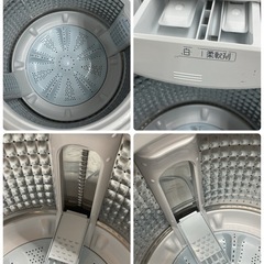 R369 ☀️ ジモティー限定特別価格！ 2023年製の高年式♪ AQUA 洗濯機（洗濯7.0㎏)  AQW-S7E2 ⭐ 動作確認済 ⭐ クリーニング済の画像