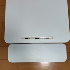 昇降式PCデスク(サンワダイレクト  ガス圧昇降式)の画像