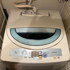 【交渉中】Hitachi 5kg 洗濯機の画像